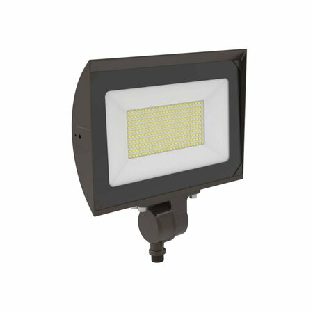 BEYOND LED TECHNOLOGY LED Flood Light | 100 Watt | 11000 Lumens | 5000K | 120V | Knuckle Mount|DOB|Bronze Housing BLT-FLD01-100WJCGA2-BRAM50